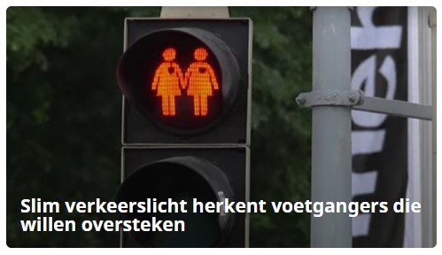 Bericht Nu.nl: Slim verkeerslicht herkent voetgangers die willen oversteken bekijken